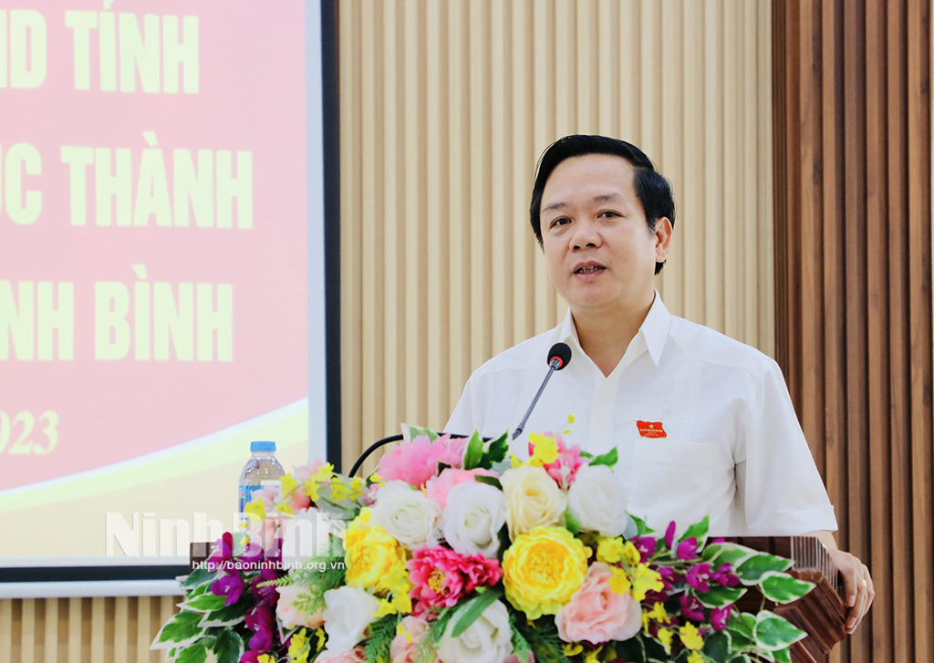 Đại biểu HĐND tỉnh tiếp xúc cử tri