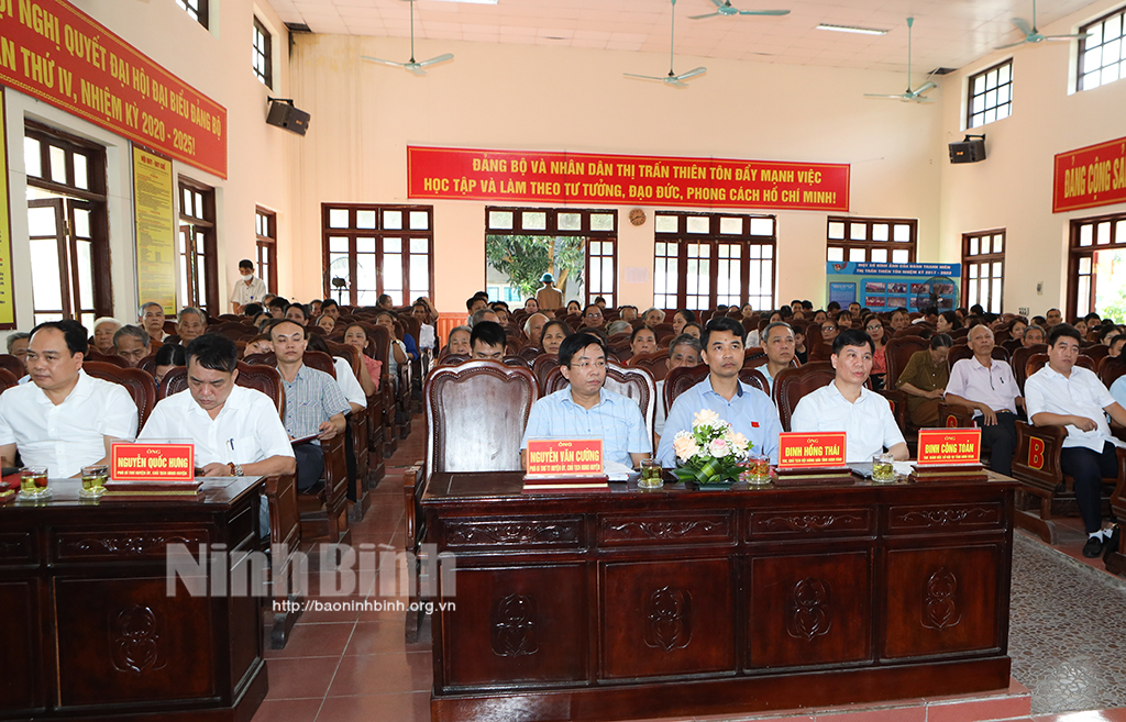 Đại biểu HĐND tỉnh tiếp xúc cử tri