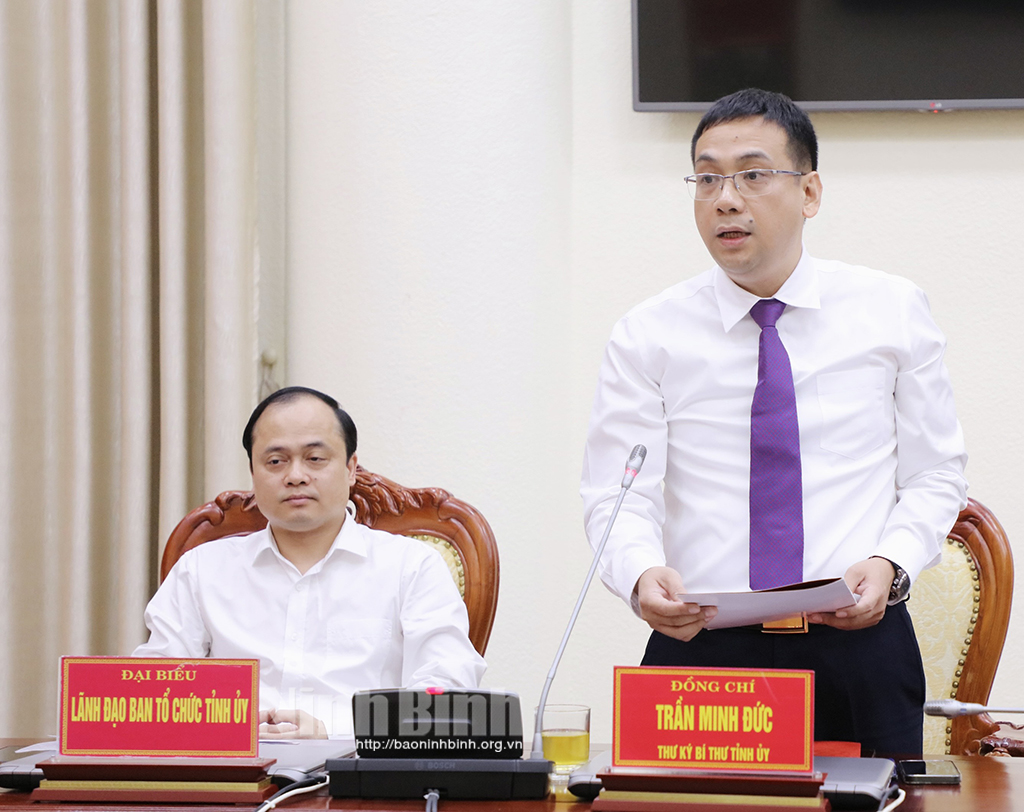 Công bố Quyết định của Ban Thường vụ Tỉnh ủy về công tác cán bộ