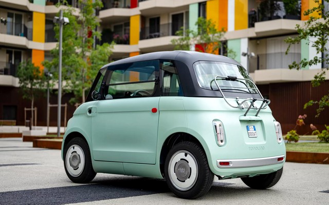 Ô tô điện Fiat Topolino siêu nhỏ ngắn hơn VinFast VF3