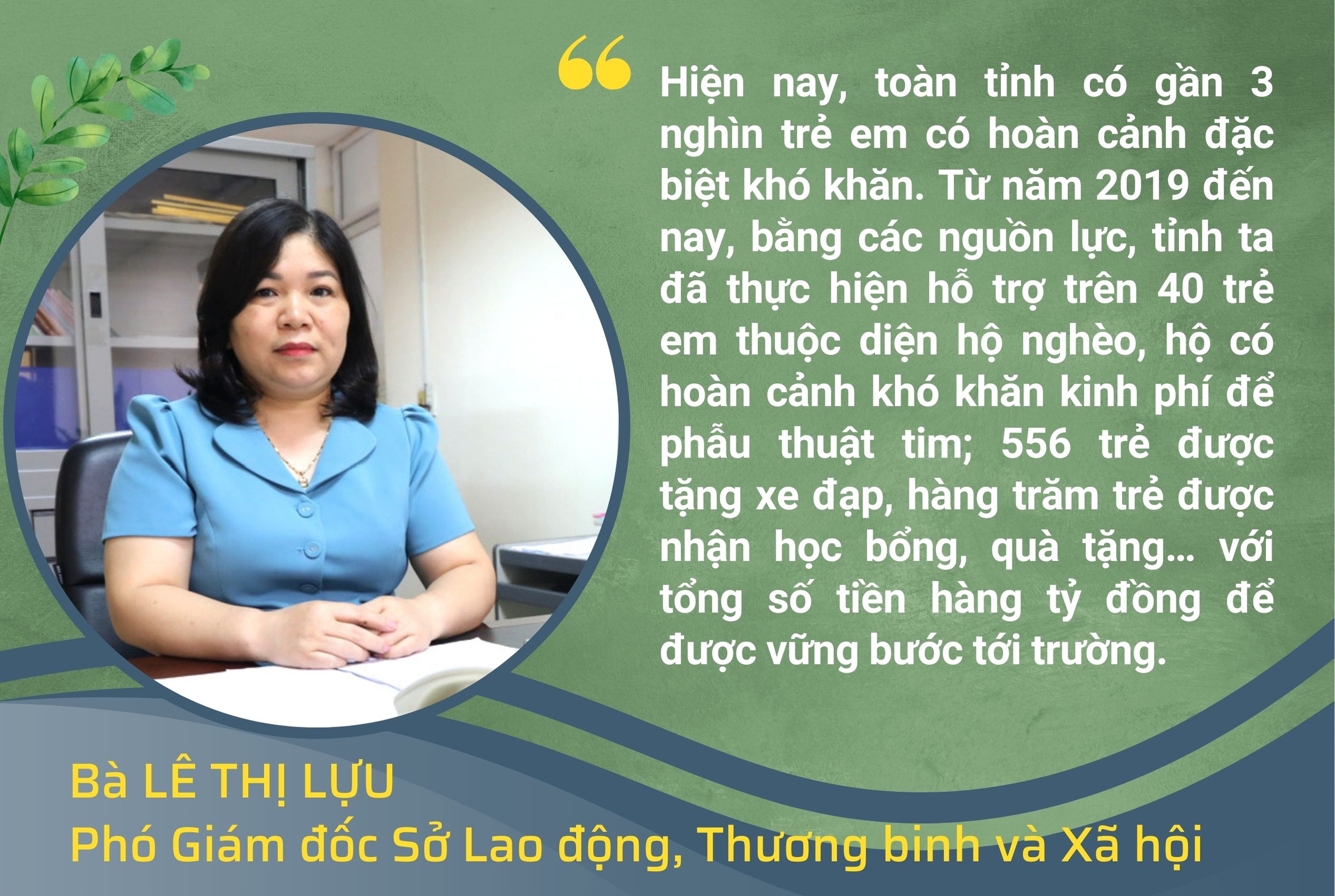Infographics Hạnh phúc của những trẻ em kém may mắn