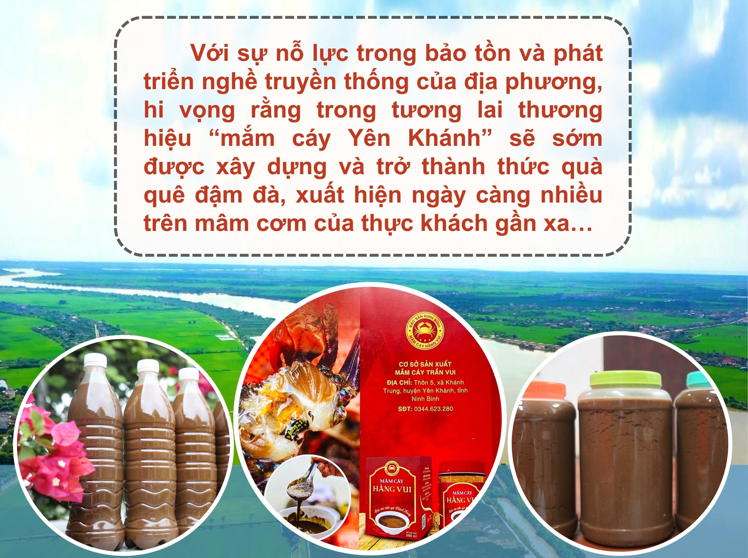 Emagazine Mắm cáy Yên Khánh thức quà quê đậm đà tinh túy