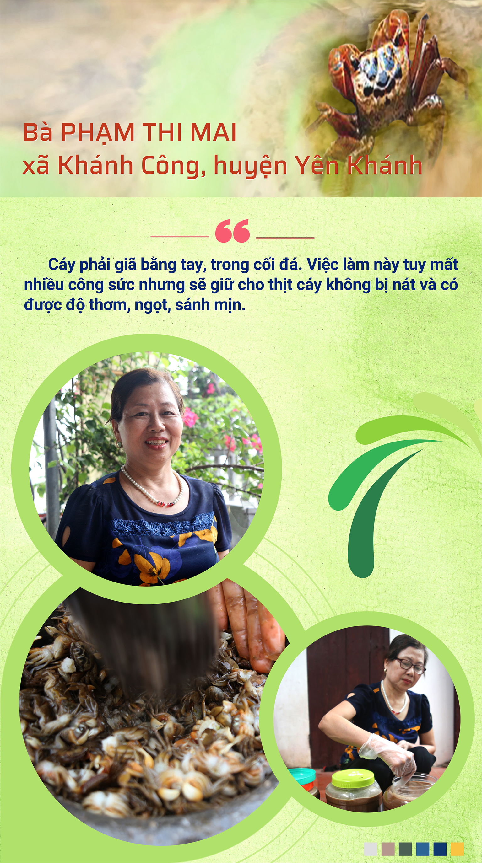 Emagazine Mắm cáy Yên Khánh thức quà quê đậm đà tinh túy