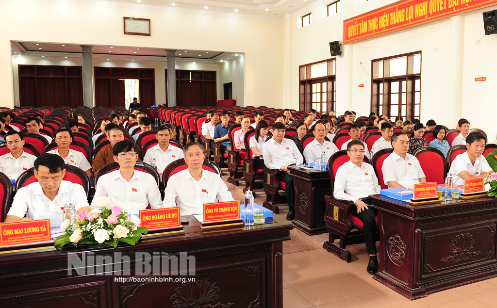 Kỳ họp thứ 15 HĐND thành phố Tam Điệp khóa IX