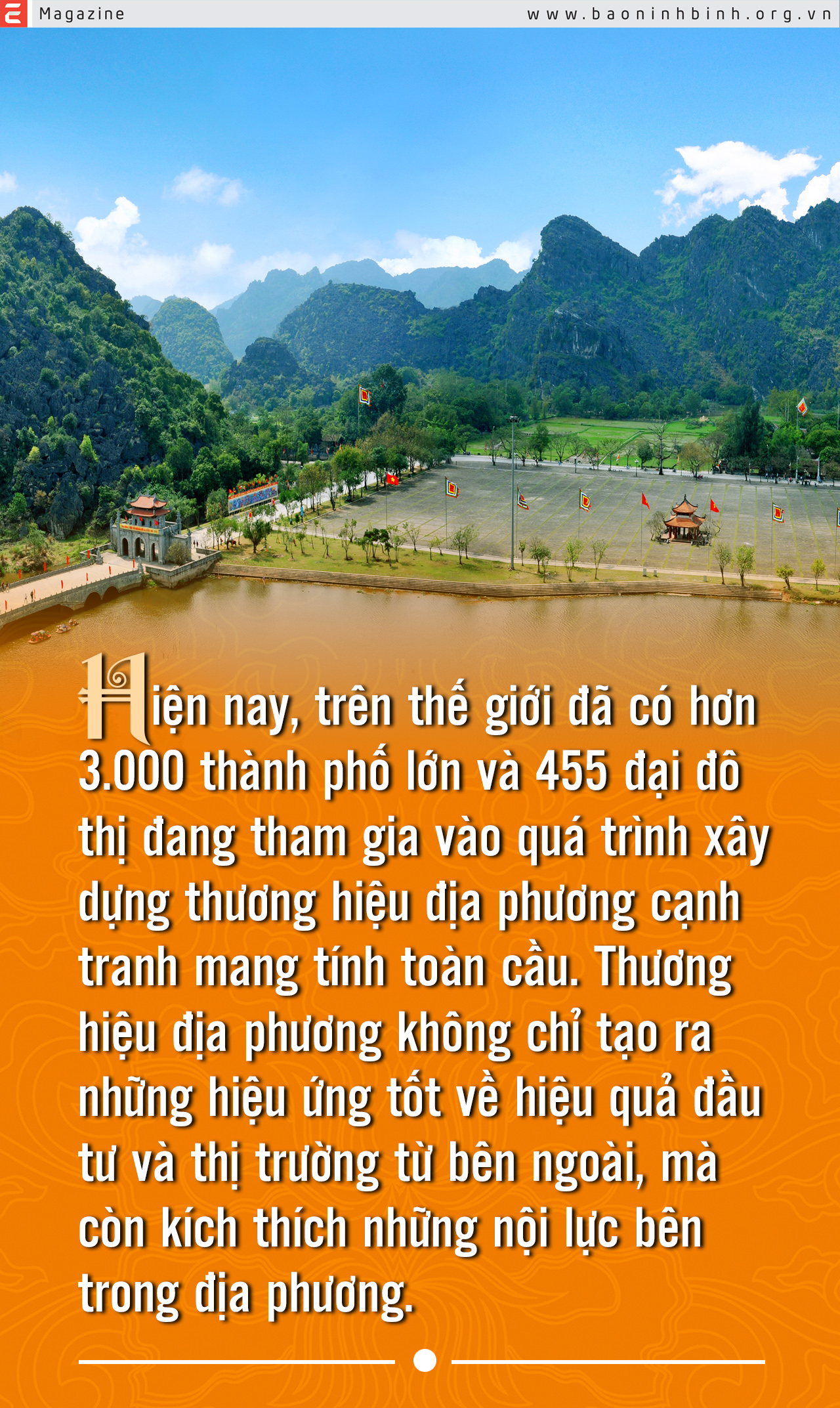 emagazine Ninh Bình cần một cơ chế đặc thù để đảm đương tốt sứ mệnh gìn giữ bảo tồn di sản và biến di sản thành động lực phát triển kinh tế xã hội