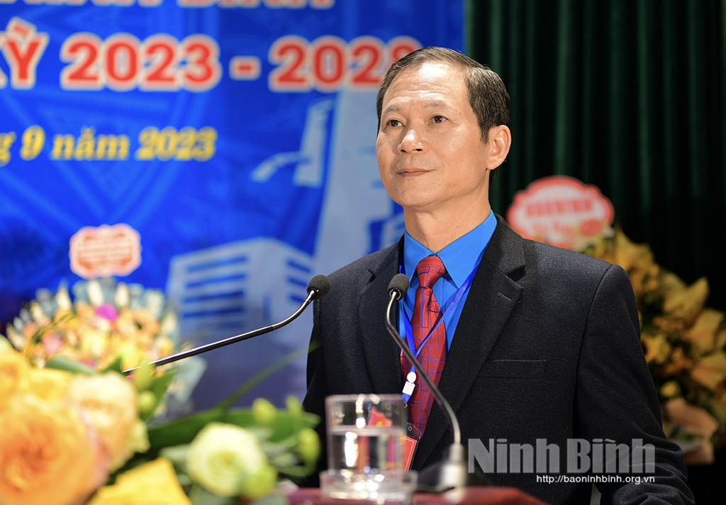 Khai mạc Đại hội Công đoàn tỉnh Ninh Bình lần thứ XVI