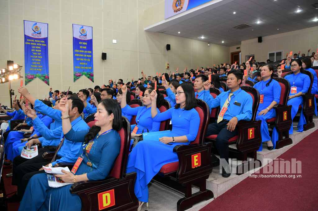 Duong Duc Khanh reelected President of Ninh Binh Confederation of Labour