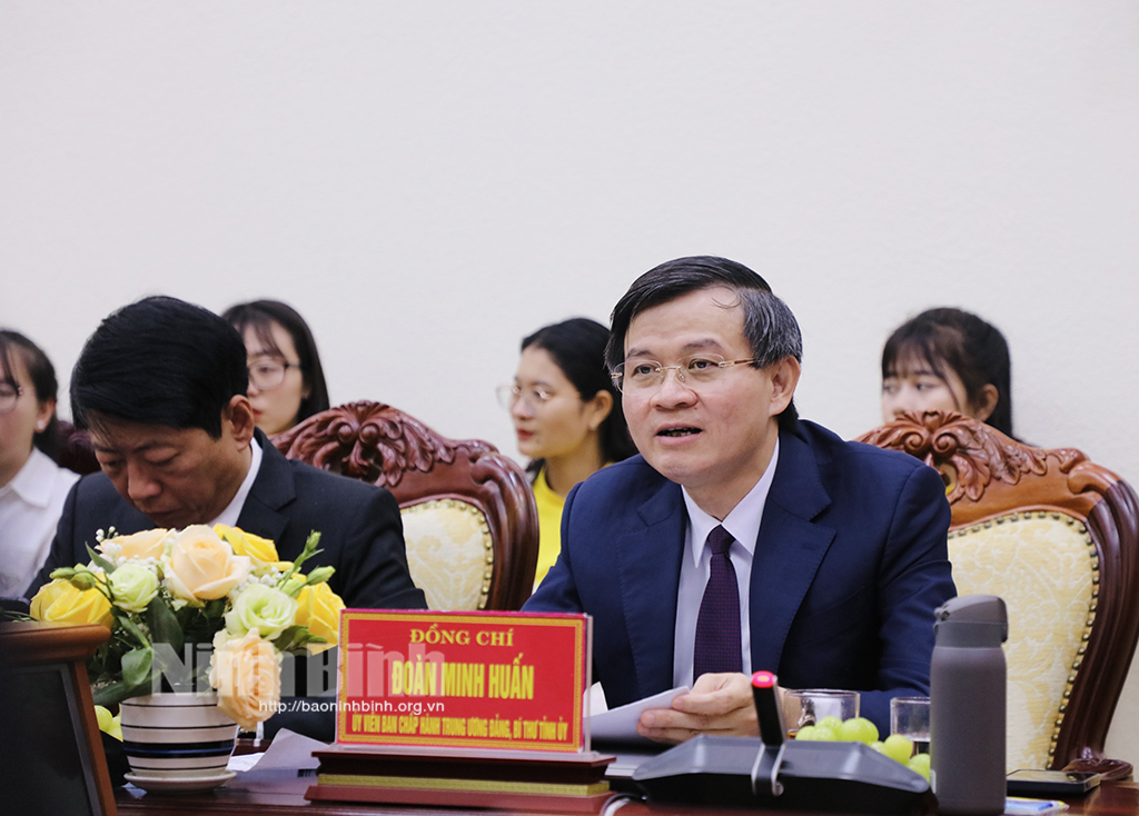 Đồng chí Bí thư Tỉnh ủy tiếp và làm việc với Trưởng đại diện UNESCO tại Việt Nam