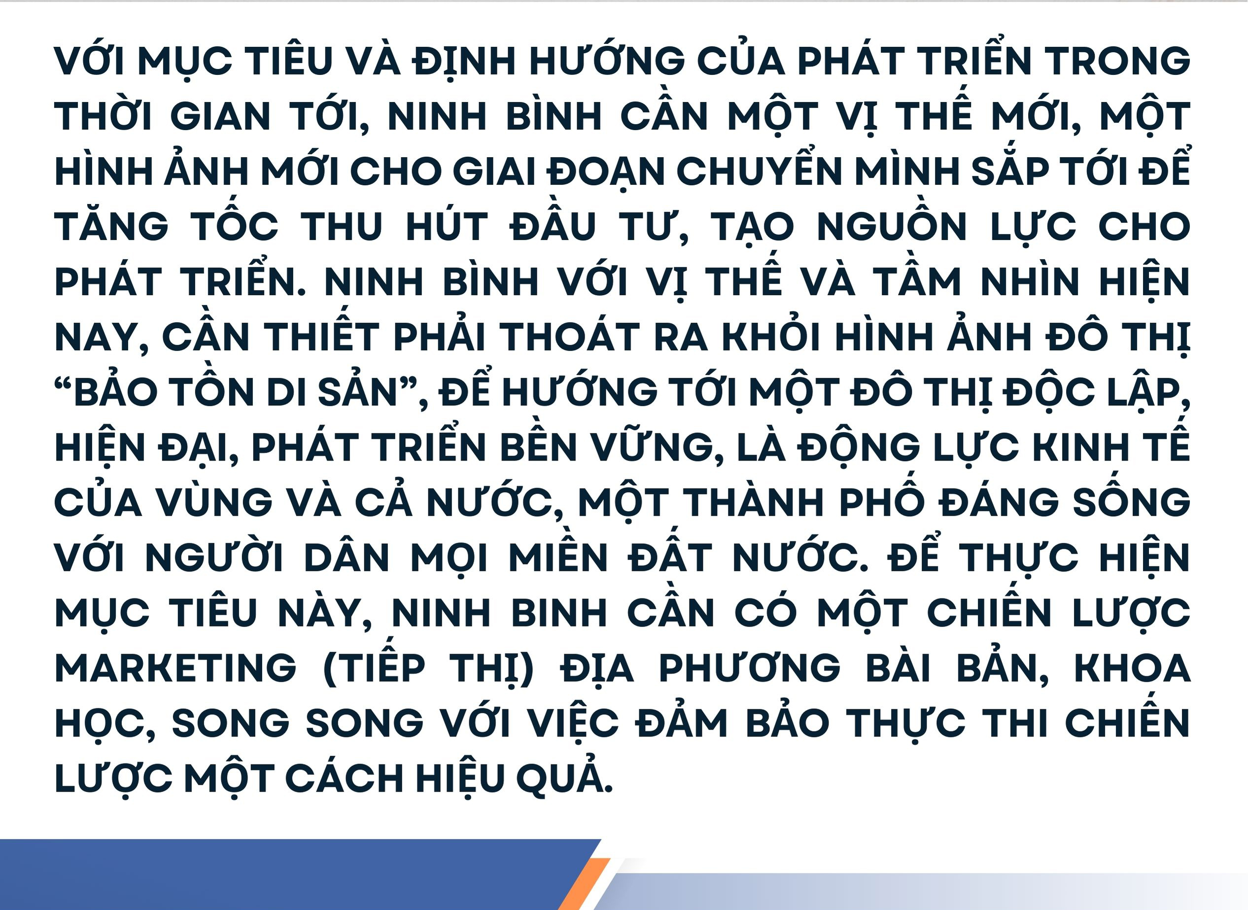 Emagazine Cần có chính sách đặc thù vượt trội nhằm hoán chuyển các nguồn lực di sản trở thành động lực để phát triển tỉnh Ninh Bình trong bối cảnh mới
