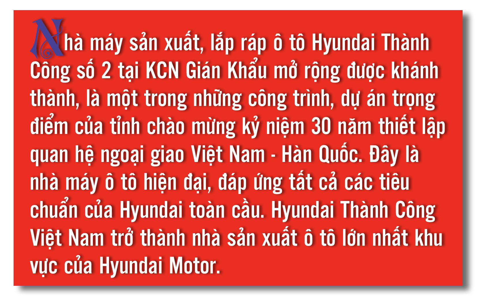 emagazine Ninh Bình khẳng định vị thế là một trong những trung tâm công nghiệp ô tô lớn nhất cả nước