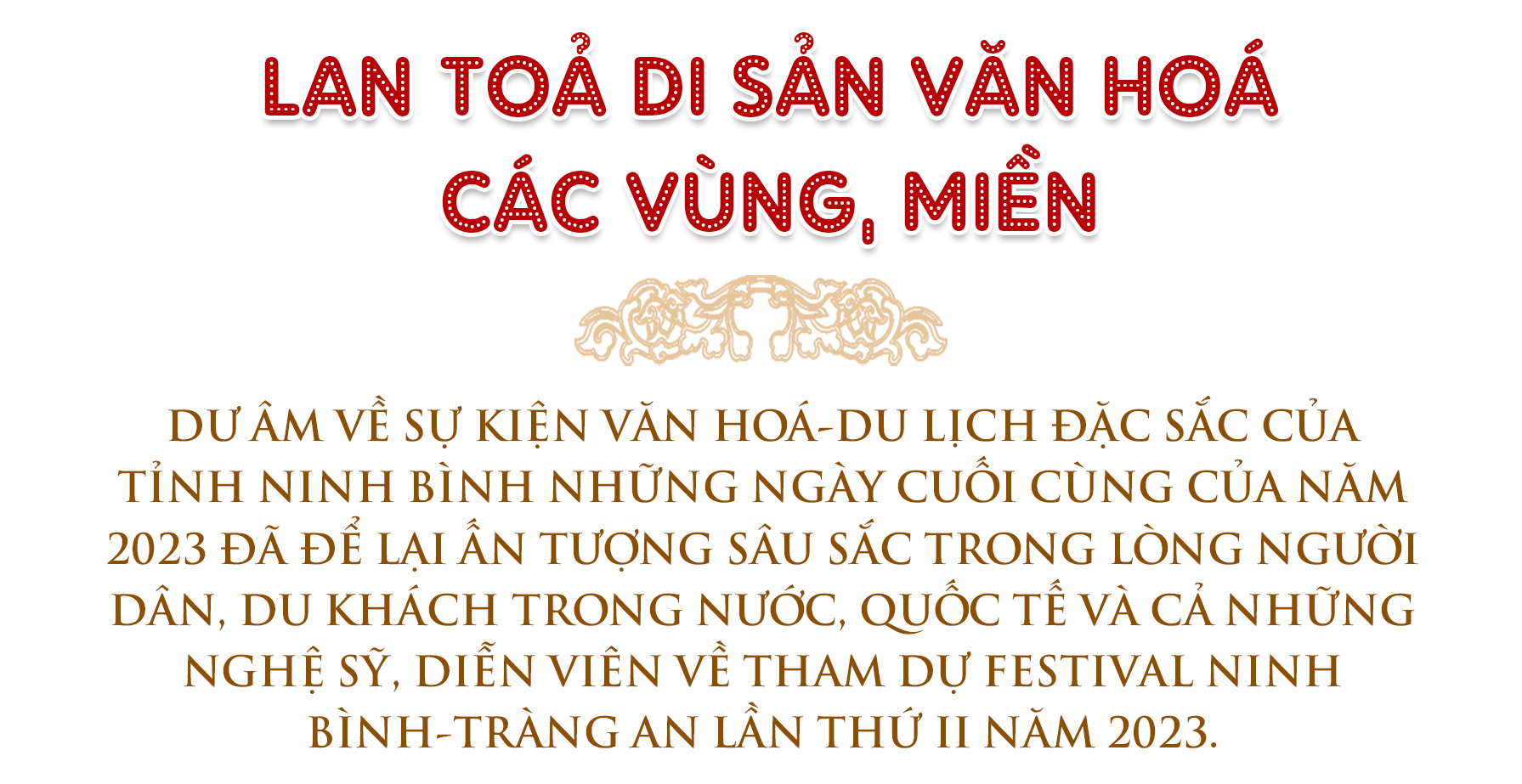 Emagazine Hướng tới xây dựng Festival Ninh Bình mang tầm quốc gia quốc tế