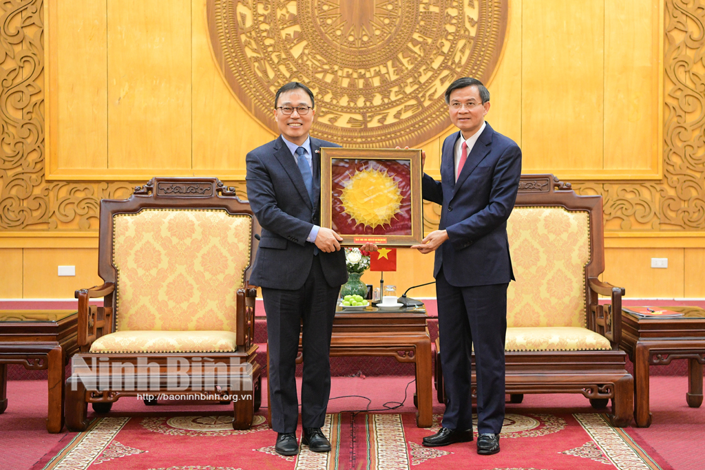 Thúc đẩy hợp tác song phương giữa Ninh Bình và Hàn Quốc
