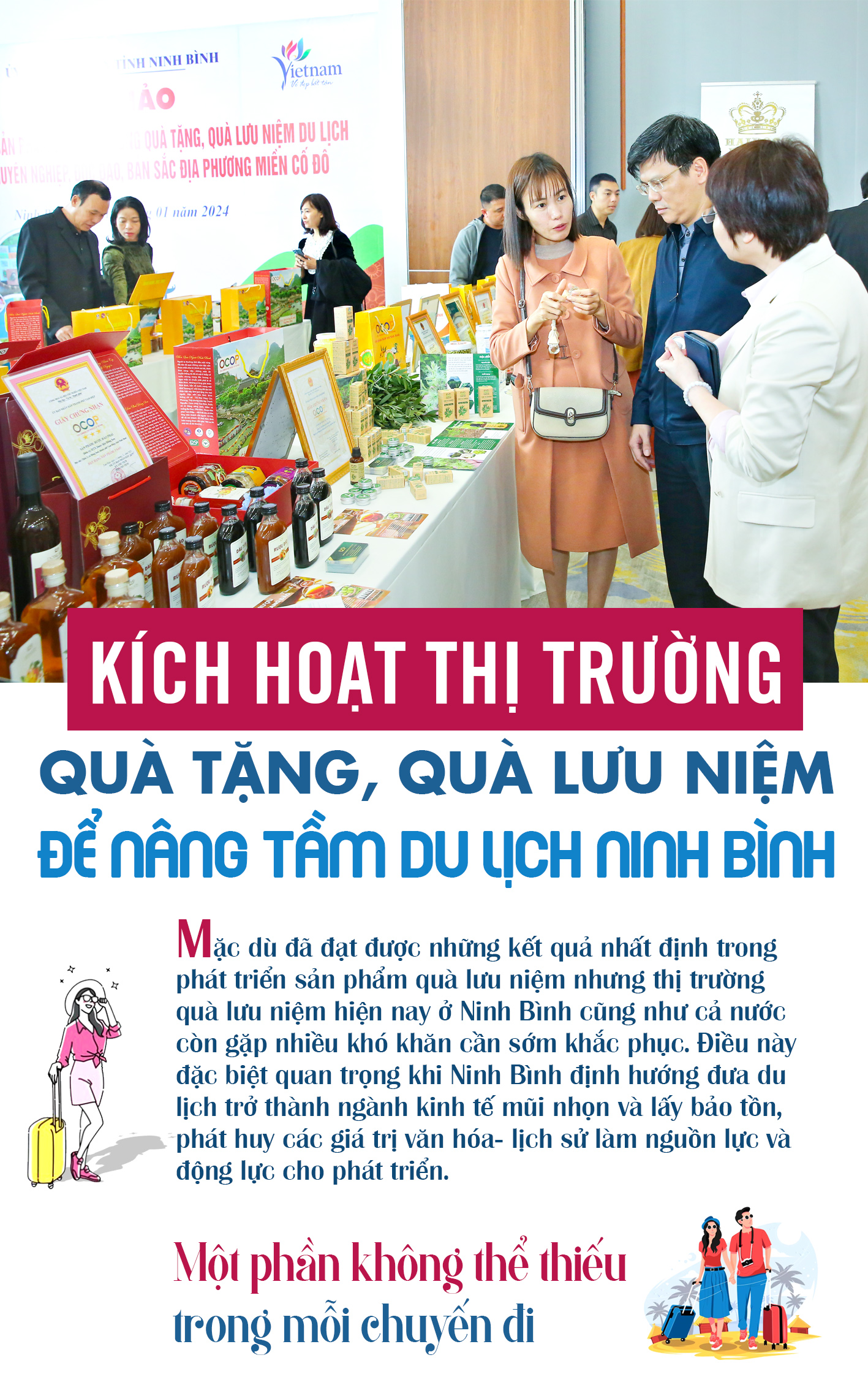 Emagazine Kích hoạt thị trường quà tặng quà lưu niệm để nâng tầm du lịch Ninh Bình