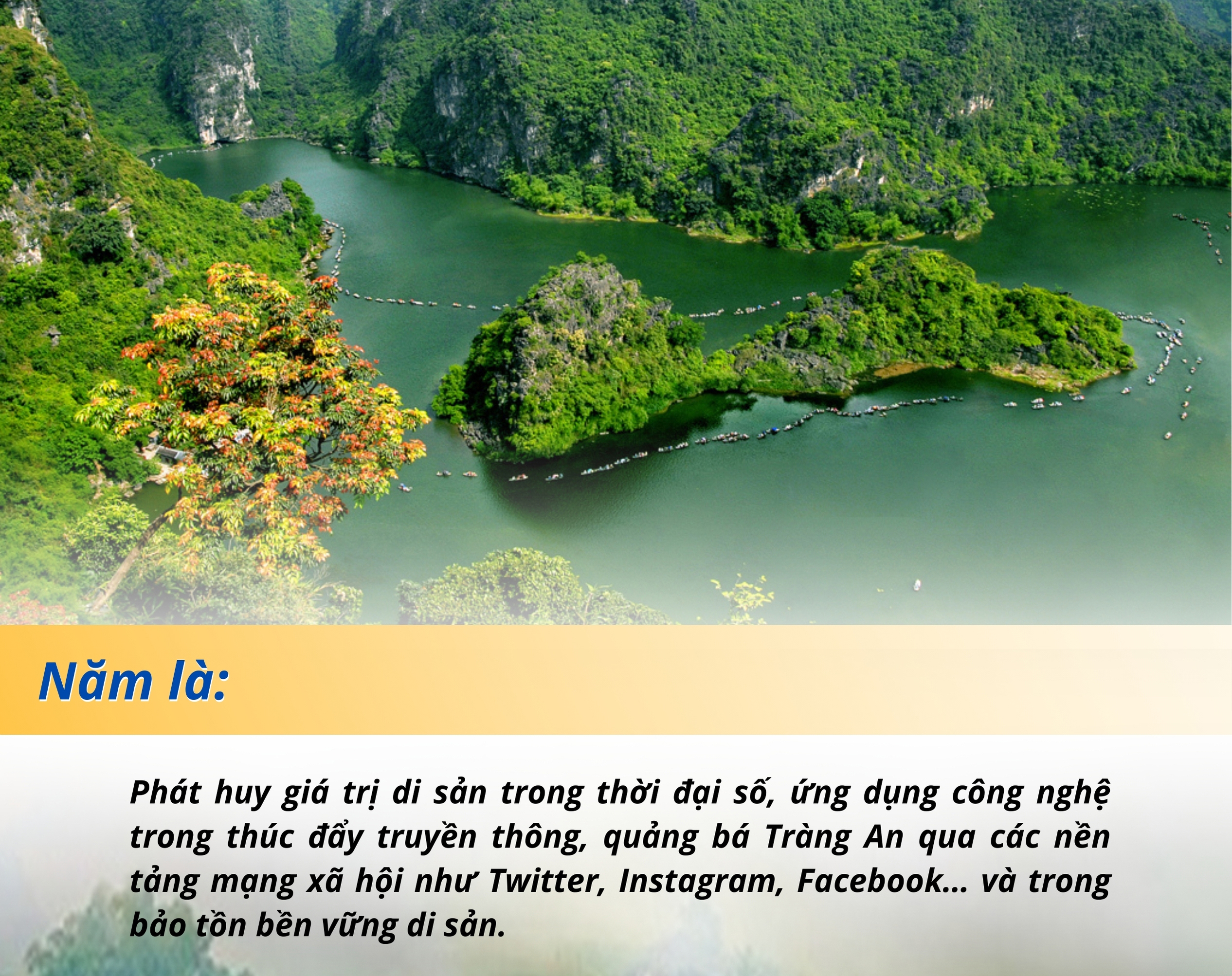 Emagazine Quần thể danh thắng Tràng An Hội tụ giá trị di sản của nhân loại điển hình gắn kết giữa bảo tồn và phát triển bền vững