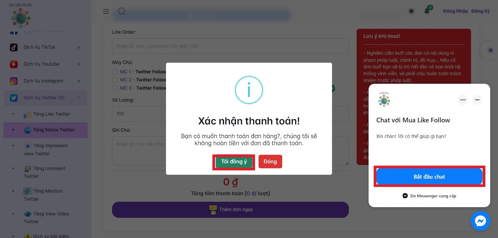 Mualikefollowcom Cung cấp dịch vụ bật kiếm tiền Twitter uy tín hiệu quả cao