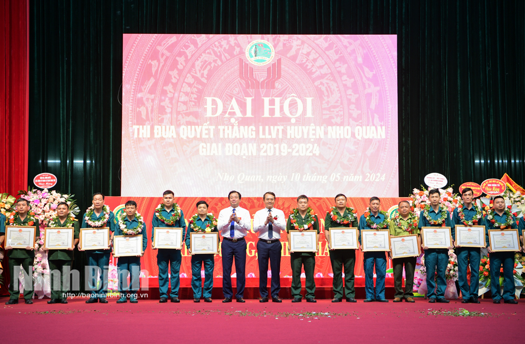 Đại hội Thi đua Quyết thắng lực lượng vũ trang huyện Nho Quan giai đoạn 2019 