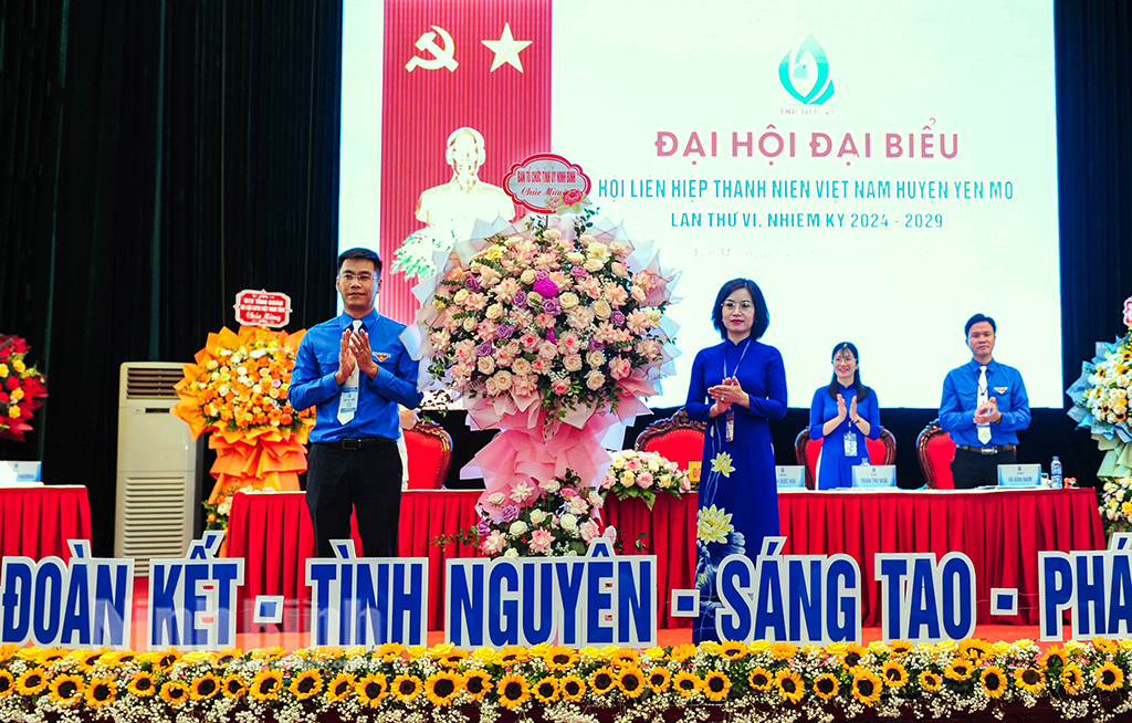 Đại hội đại biểu Hội LHTN Việt Nam huyện Yên Mô lần thứ VI