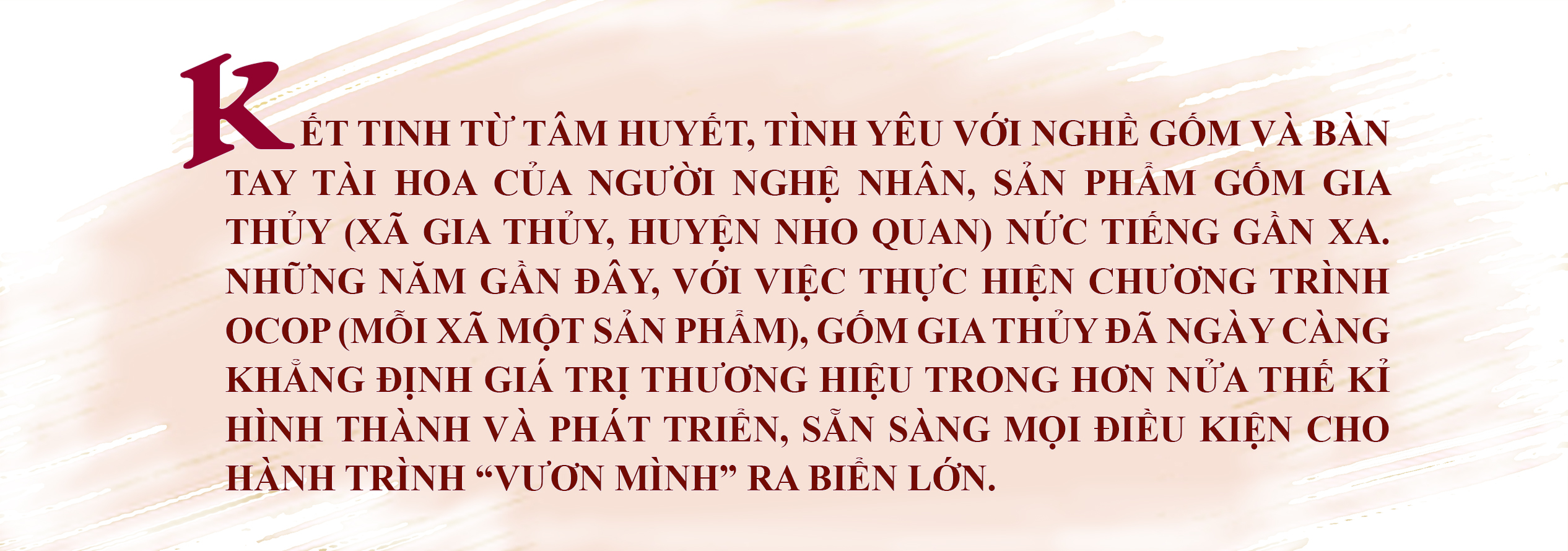 Emagazine Gốm Gia Thủybền bỉ cùng vòng xoay thời gian