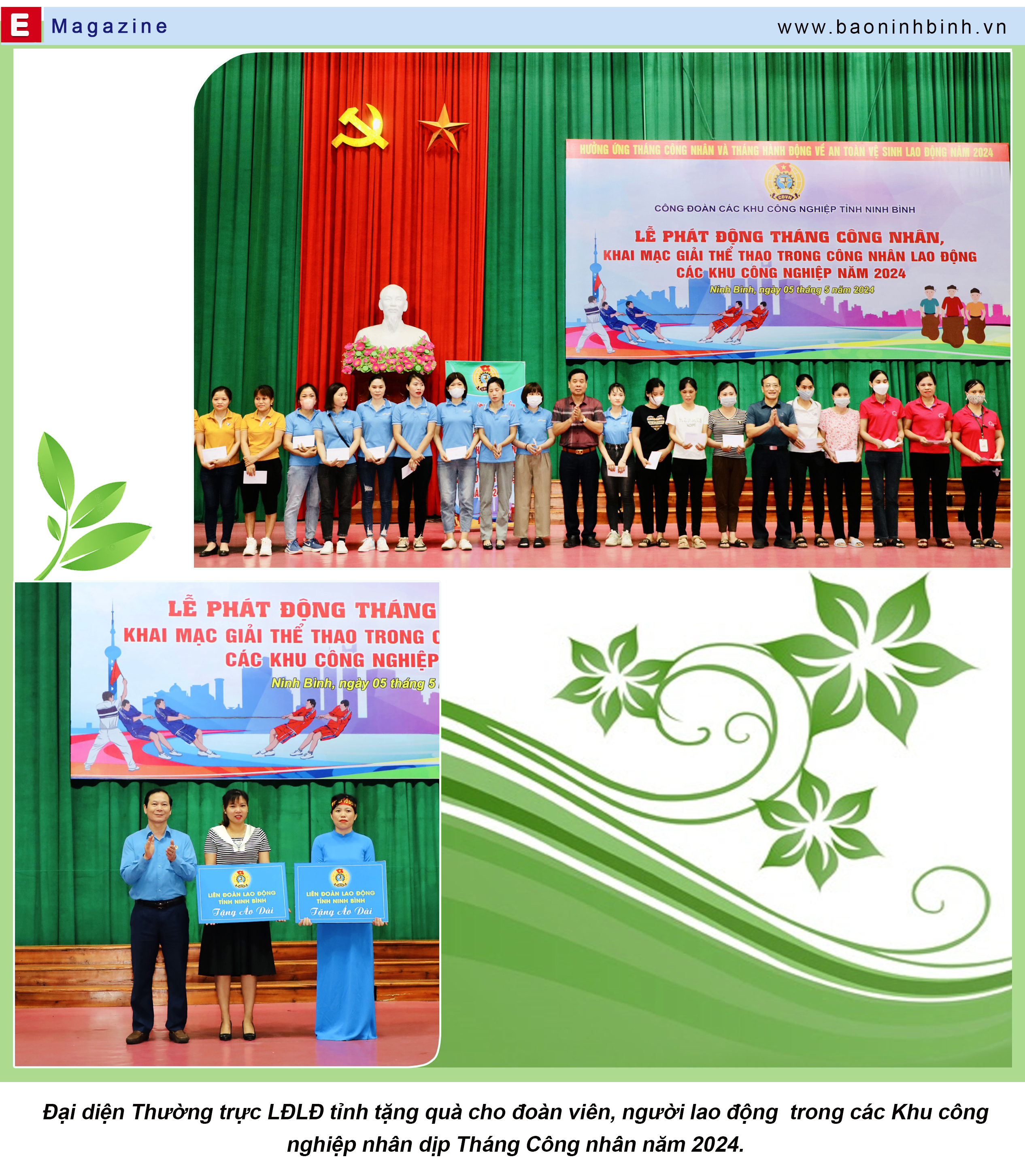 Emagazine Tháng Công nhân tháng nghĩa tình đậm chất Công đoàn