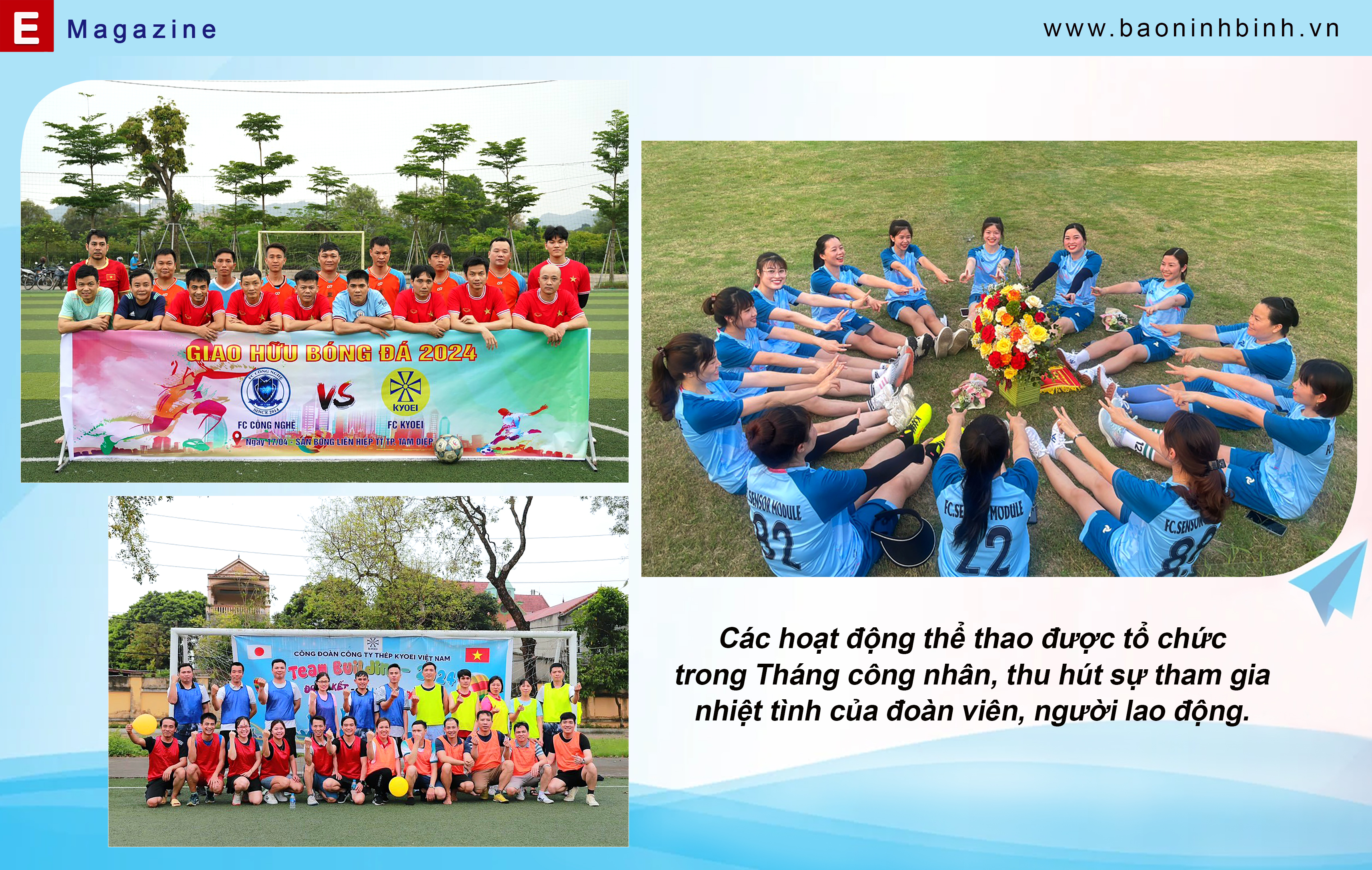 Emagazine Tháng Công nhân tháng nghĩa tình đậm chất Công đoàn