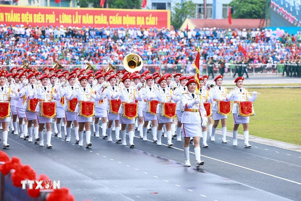 Hào hùng Lễ diễu binh diễu hành kỷ niệm 70 năm Chiến thắng Điện Biên Phủ