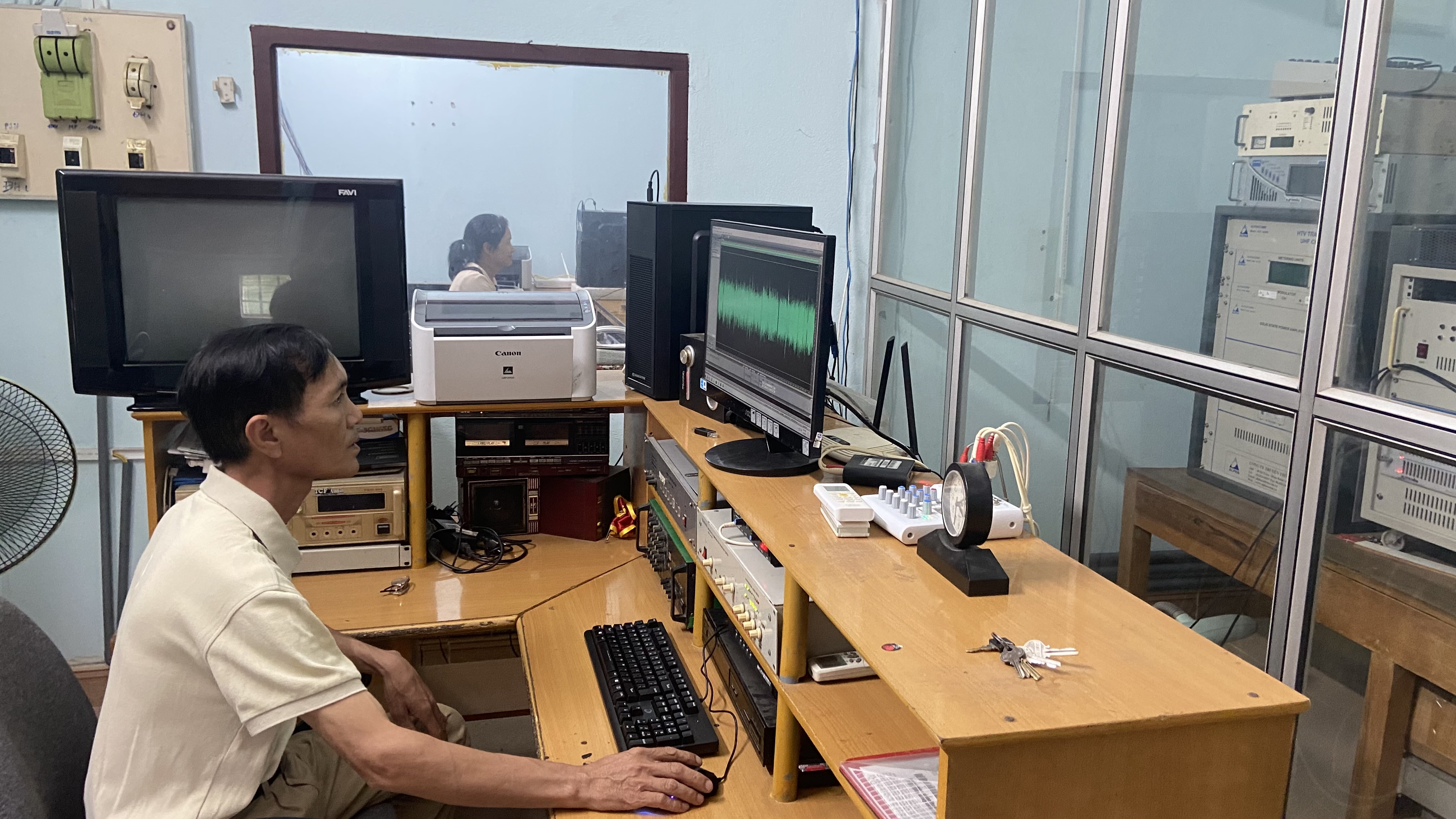 Nho Quan Đẩy mạnh thực hiện chuyển đổi số hệ thống truyền thanh