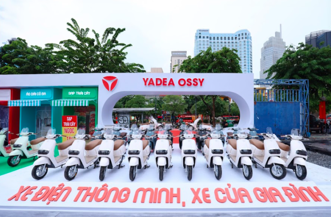 Điểm nhấn trên xe máy điện Yadea Ossy