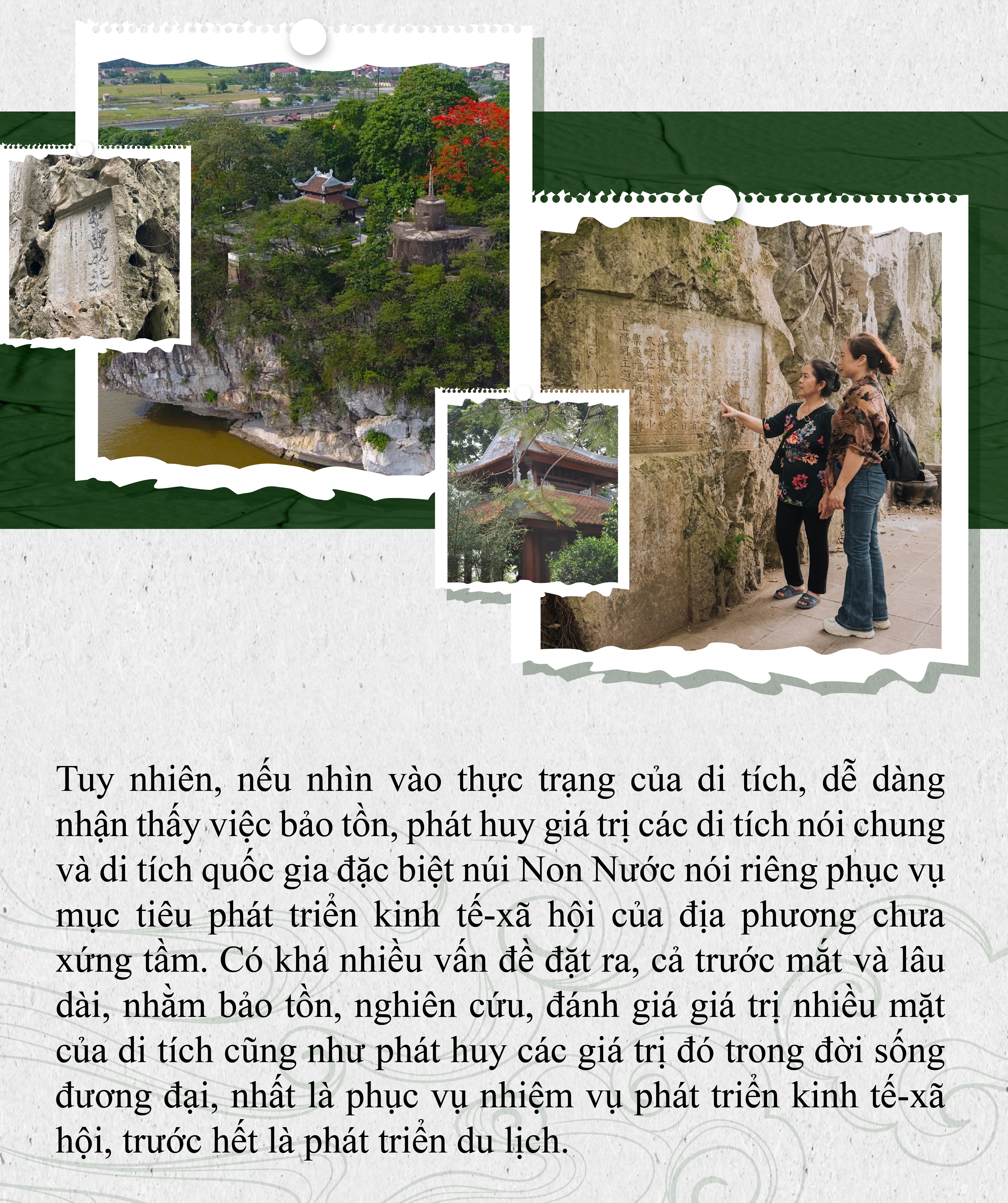 Emagazine Bảo tồn và phát huy giá trị của hệ thống văn bia di tích núi Non Nước