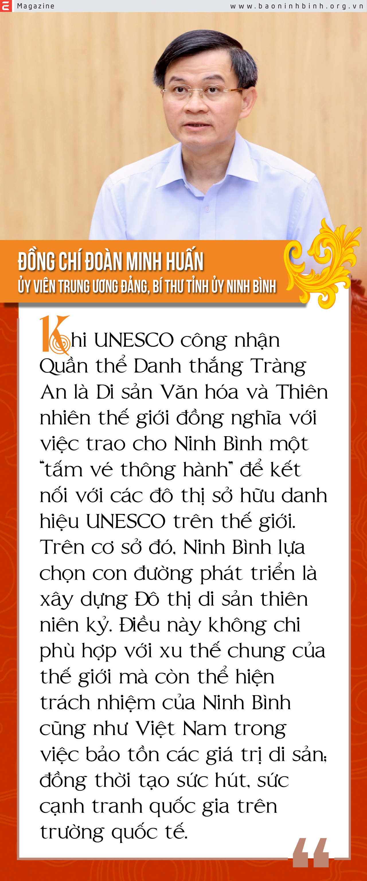 Emagazine Văn hóa con người Tràng An mã định danh để hội nhập thế giới