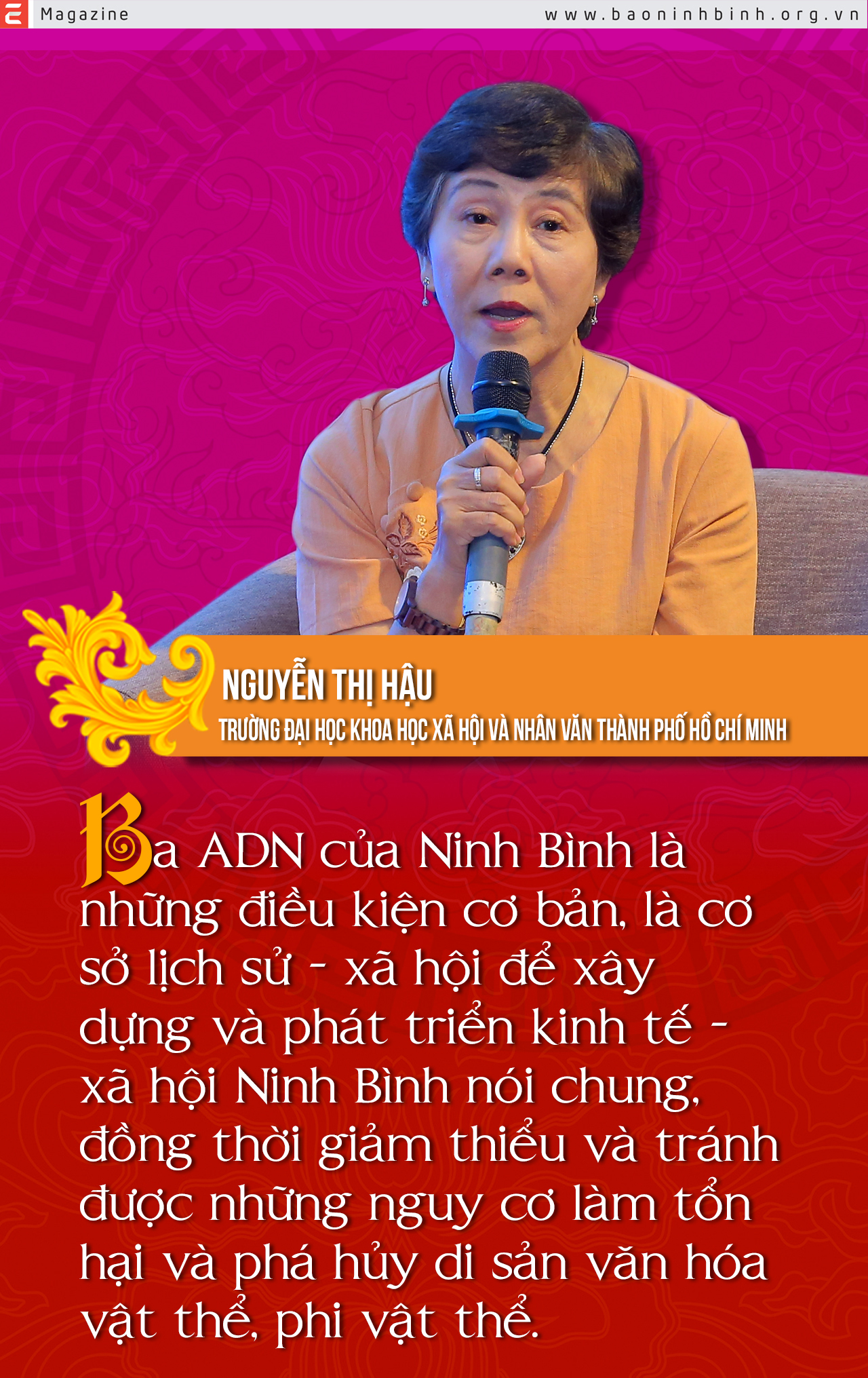 Emagazine Văn hóa con người Tràng Anmã định danh để hội nhập thế giới