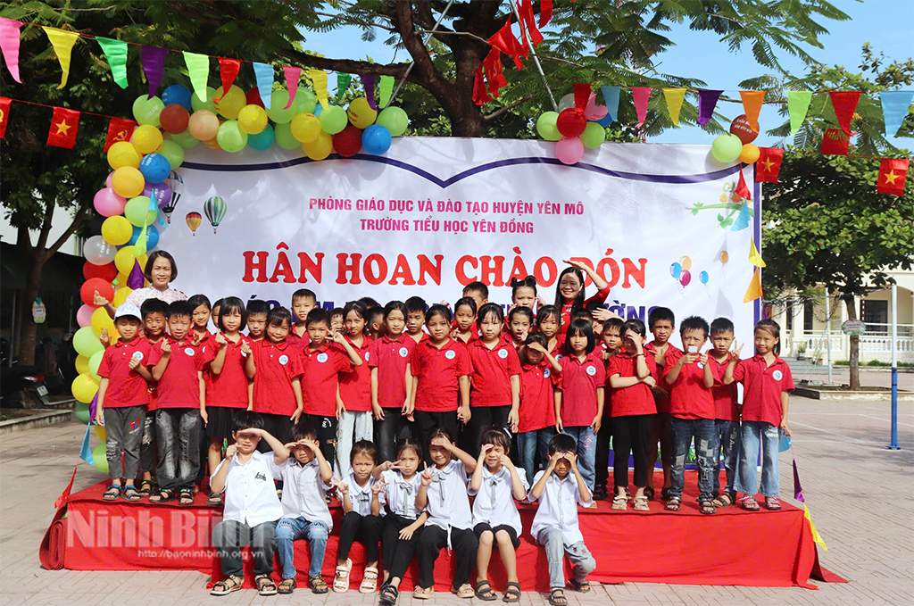 Hôm nay trên 264 nghìn trẻ mầm non học sinh học viên toàn tỉnh tới trường