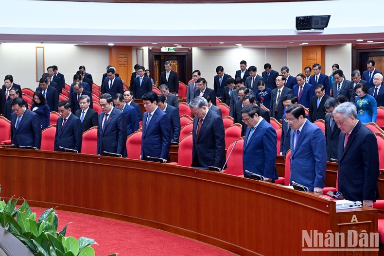 Ảnh Khai mạc Hội nghị lần thứ 10 Ban Chấp hành Trung ương Đảng Cộng sản Việt Nam khóa XIII