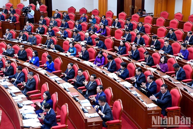 Ảnh Khai mạc Hội nghị lần thứ 10 Ban Chấp hành Trung ương Đảng Cộng sản Việt Nam khóa XIII