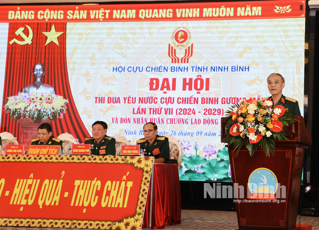 Hội Cựu chiến binh tỉnh tổ chức Đại hội thi đua yêu nước Cựu chiến binh gương mẫu lần thứ VII