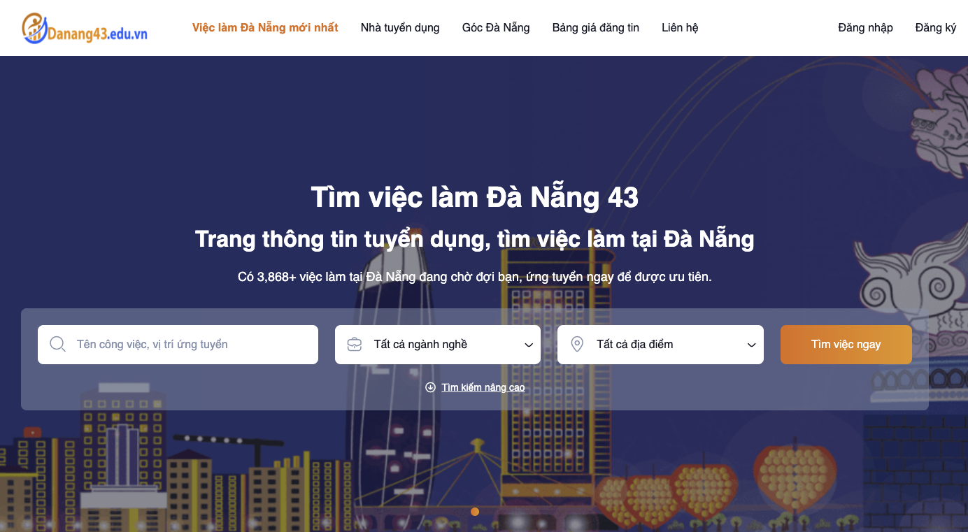 Danang43eduvn Địa chỉ giúp bạn giải bài toán tìm việc làm Đà Nẵng ra vô số nghiệm QC