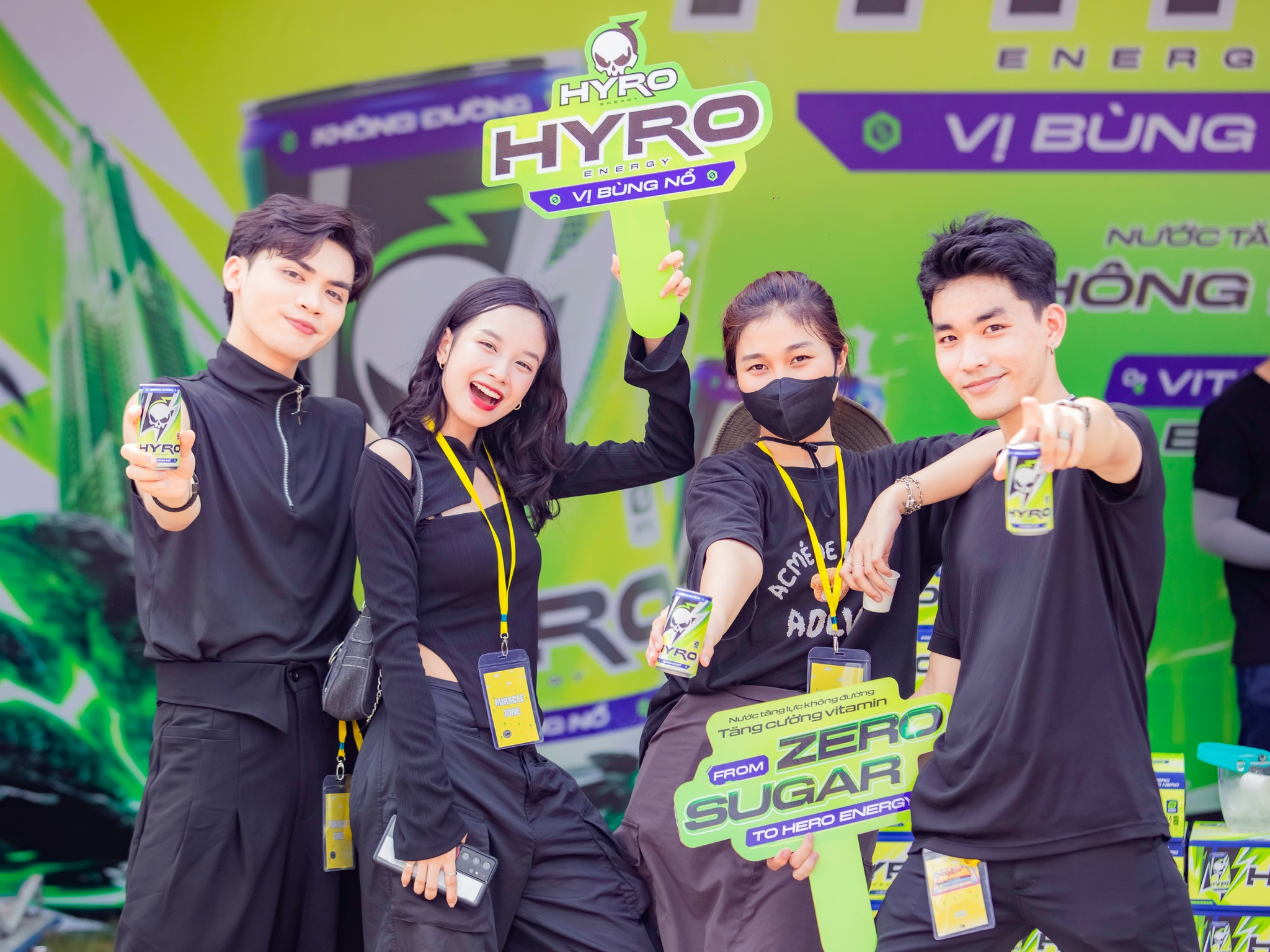 Nước tăng lực HYRO độc đáo vị ngọt tự nhiên từ táo và cỏ ngọt