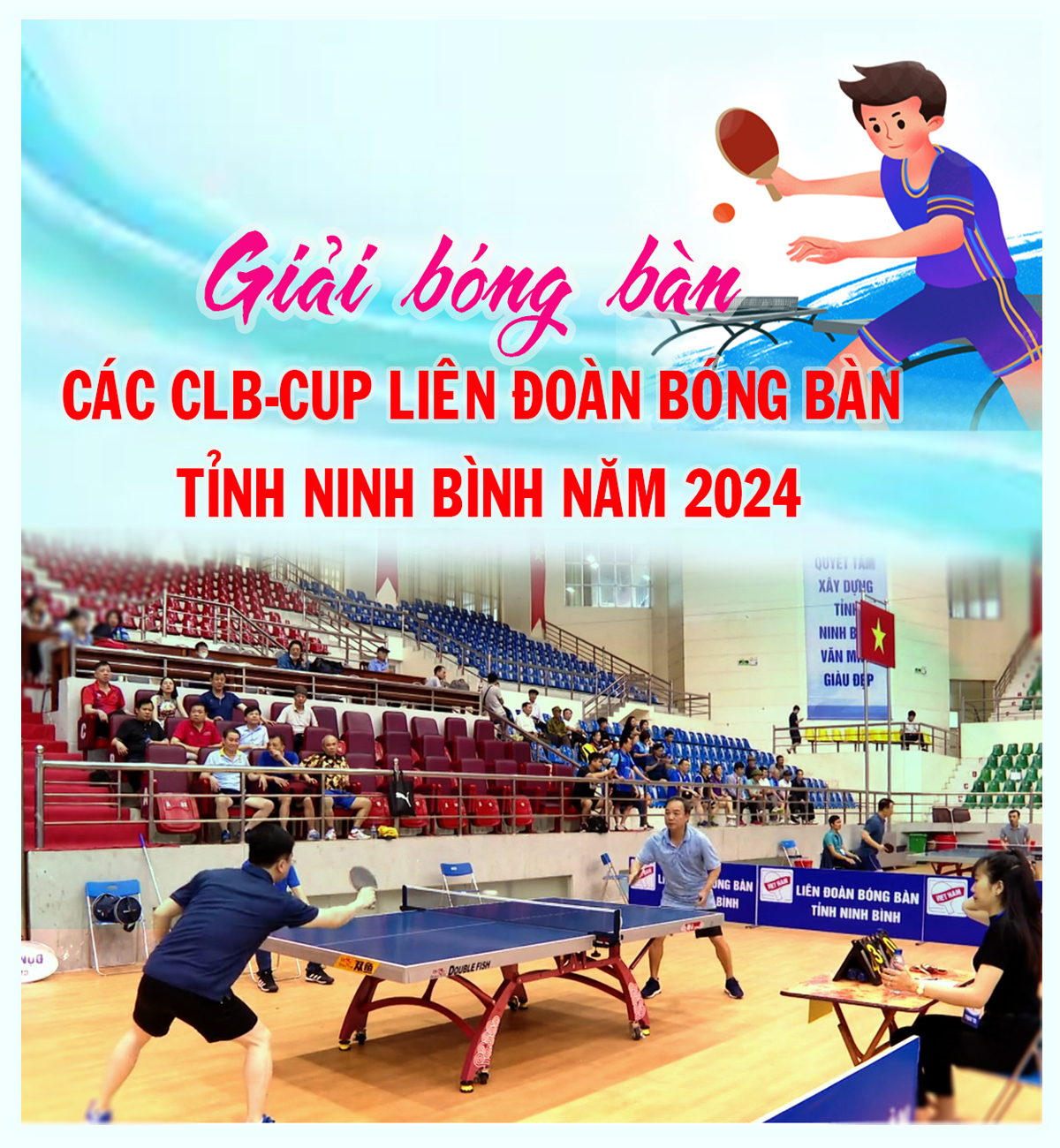 Cúp bóng bàn các CLB tỉnh Ninh Bình 2024