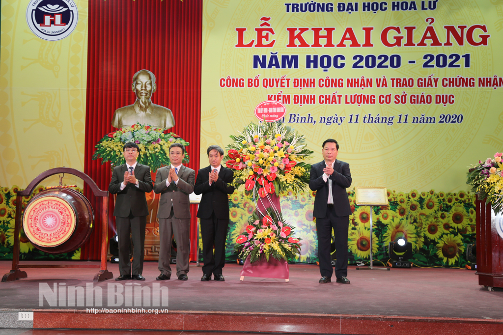 Trường Đại học Hoa Lư khai giảng năm học mới 2020 - 2021