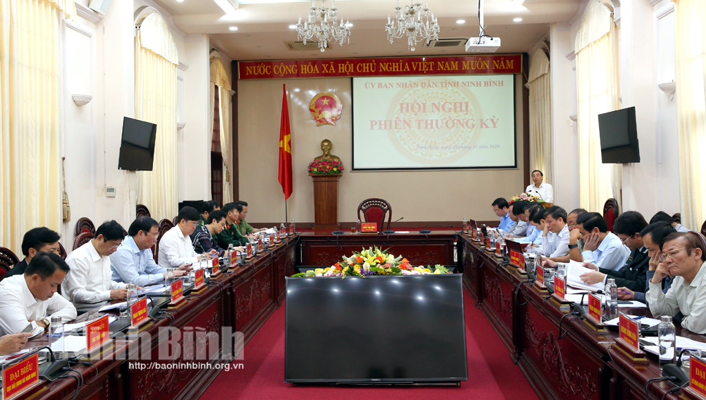 [Video] UBND tỉnh họp phiên thường kỳ đánh giá tình hình kinh tế- xã hội tháng 10 và 10 tháng năm 2020