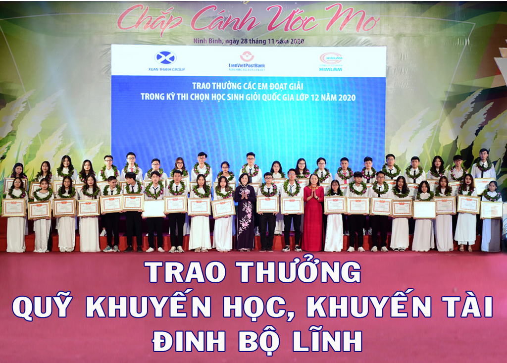 [Infographics] Trao thưởng Quỹ khuyến học, khuyến tài Đinh Bộ Lĩnh