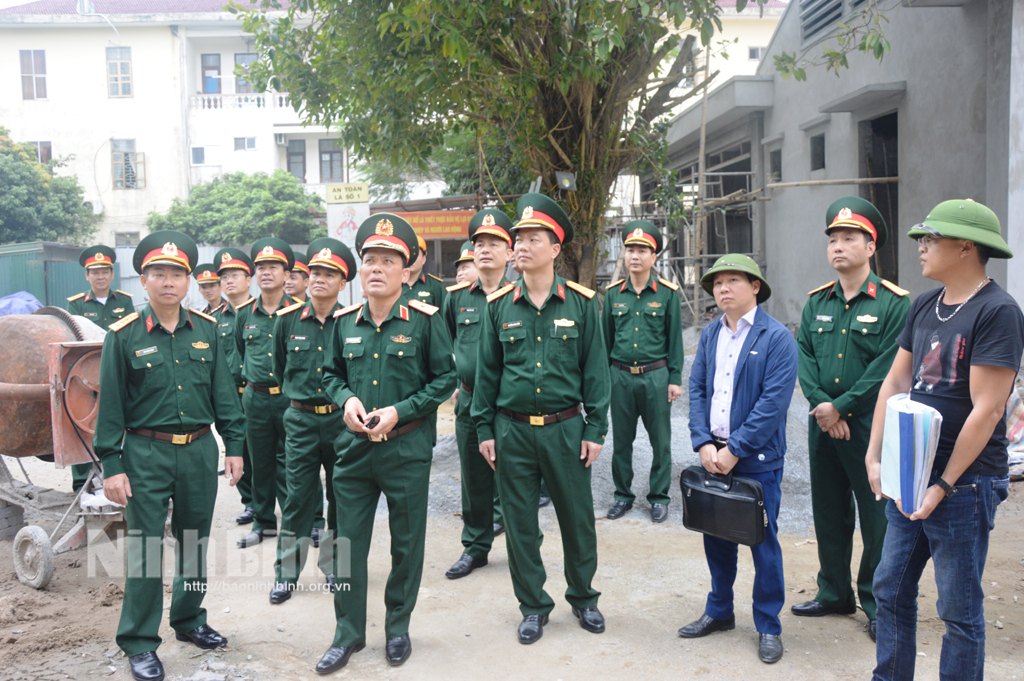 Quân khu 3 kiểm tra công tác hậu cần tại Bộ CHQS tỉnh