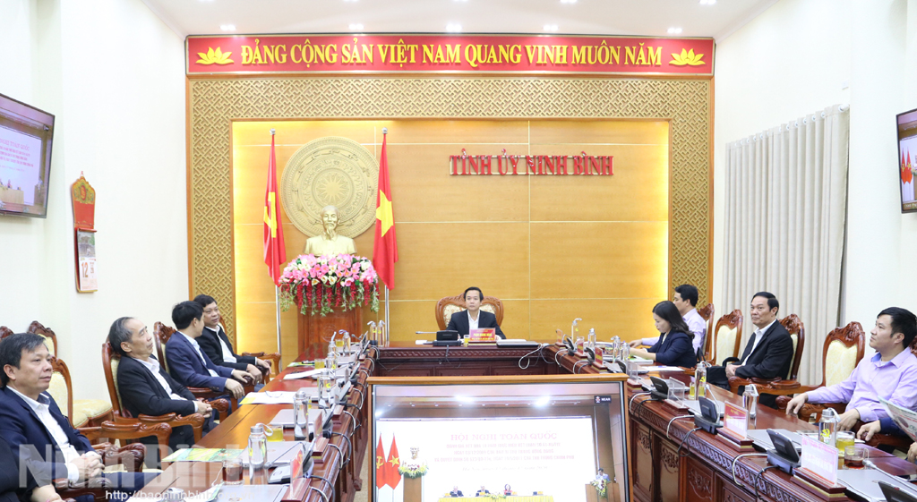 Hội nghị trực tuyến toàn quốc đánh giá kết quả 10 năm thực hiện Kết luận 61 và Quyết định 673