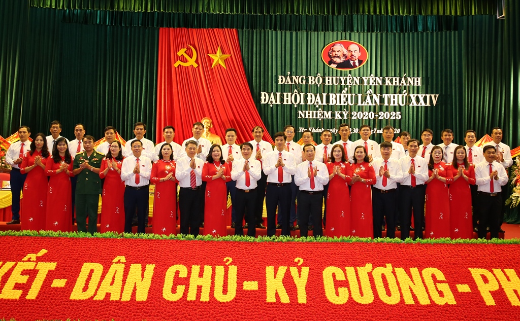 Đồng chí Phan Thành Công được bầu giữ chức Bí thư Huyện ủy Yên Khánh khóa XXIV, nhiệm kỳ 2020-2025