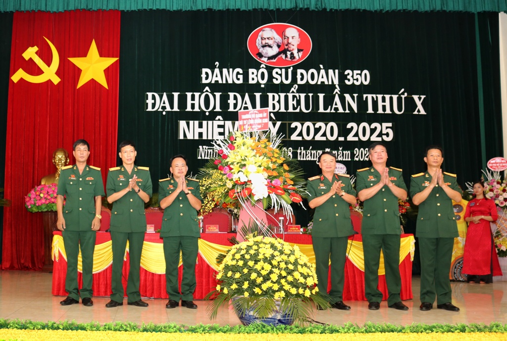 Đại hội đại biểu Đảng bộ Sư đoàn 350 lần thứ X, nhiệm kỳ 2020-2025