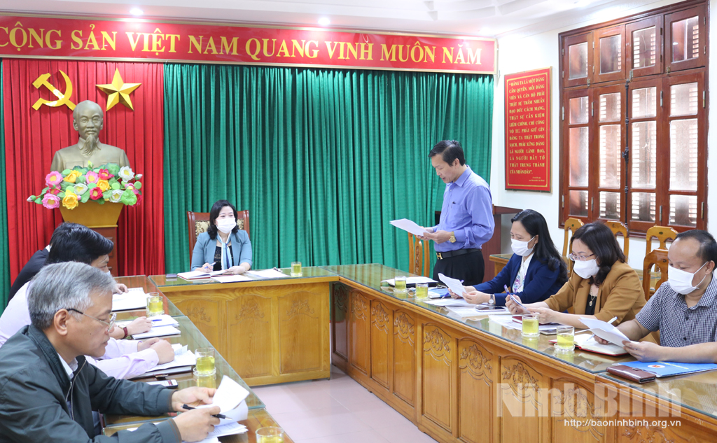 Thông báo quyết định của Ban Thường vụ Tỉnh ủy về giám sát đối với Ban chi ủy và lãnh đạo Sở Thông tin và Truyền thông
