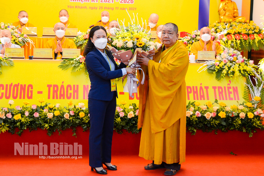 Đại hội đại biểu Phật giáo Việt Nam huyện Yên Khánh lần thứ VI, nhiệm kỳ 2021-2026