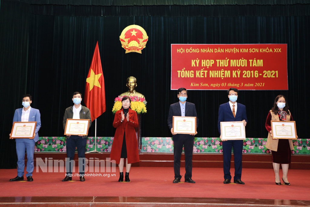 HĐND huyện Kim Sơn khóa XIX tổng kết hoạt động nhiệm kỳ 2016-2021