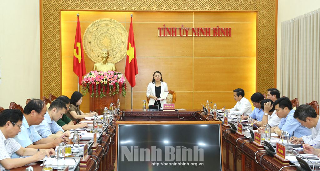 Hội nghị báo cáo công tác chuẩn bị tổ chức Lễ khai mạc Năm Du lịch Quốc gia 2021