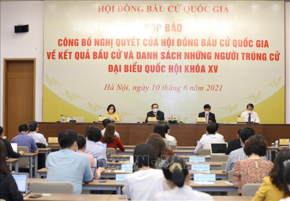 Danh sách chính thức những người trúng cử đại biểu Quốc hội khóa XV