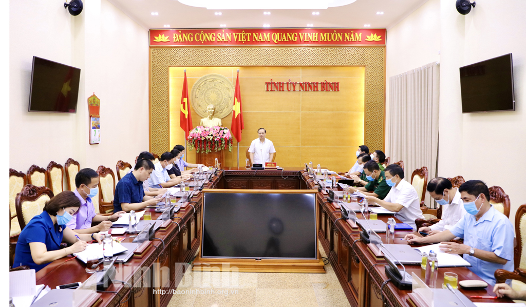 Giao ban công tác dân vận quý II